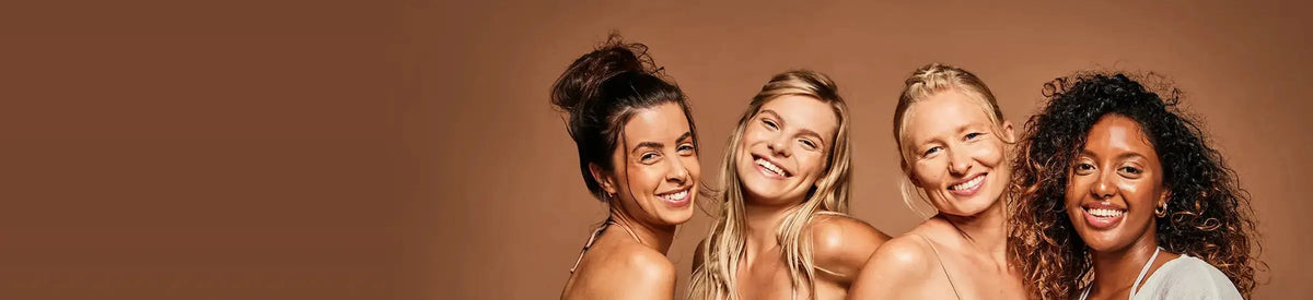 Vier lachende Frauen, das juno&me Team