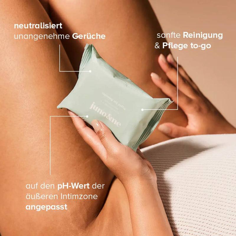 Intimpflegetücher_Intimate Care & Cleaning Wipes_Vorteile_junoandmed