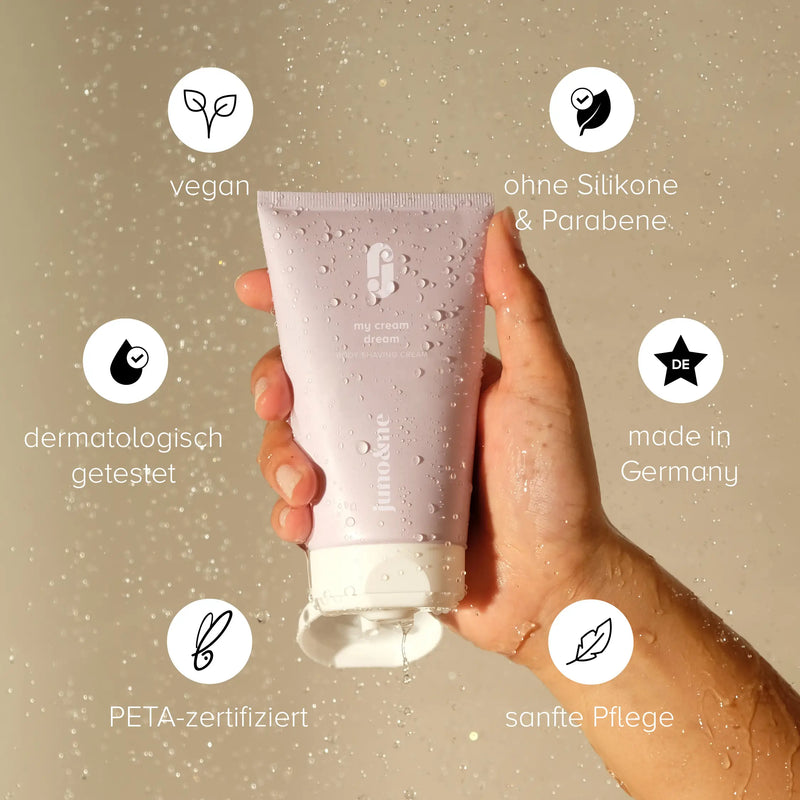 Körperpflege Rasur Creme_Body Shaving Cream_USP_junoandme