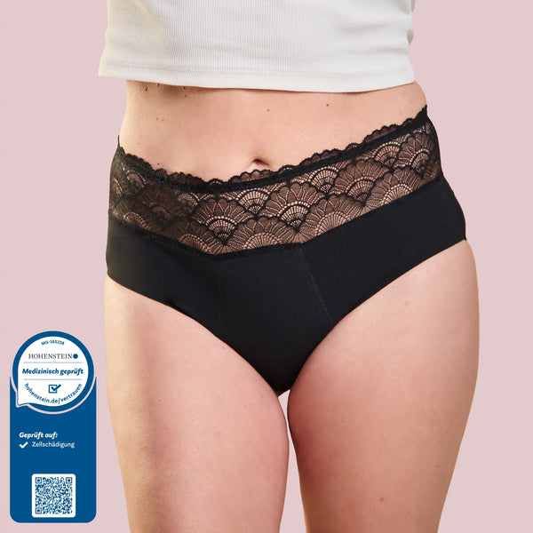 Inkontinenz Panty Medium Schwarz