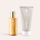 Das Summer Glow Set steht auf heller Oberfläche.