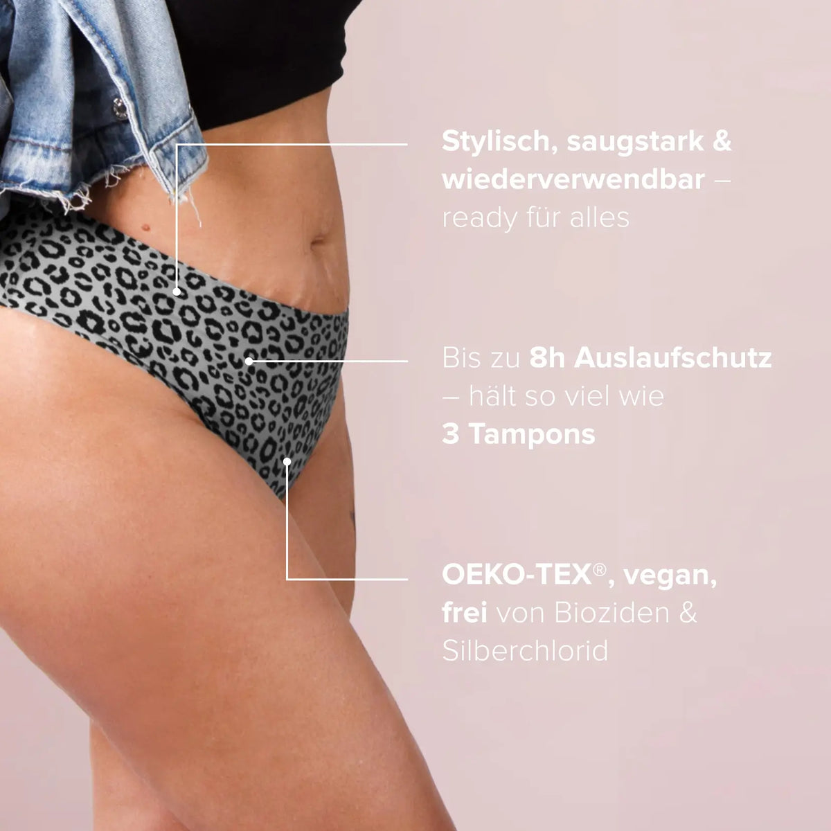 Leo Seamless Slip - Medium anthracite