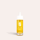 Intimate Feel Good and Beauty Oil mit Pipette steht vor neutralem Hintergrund.