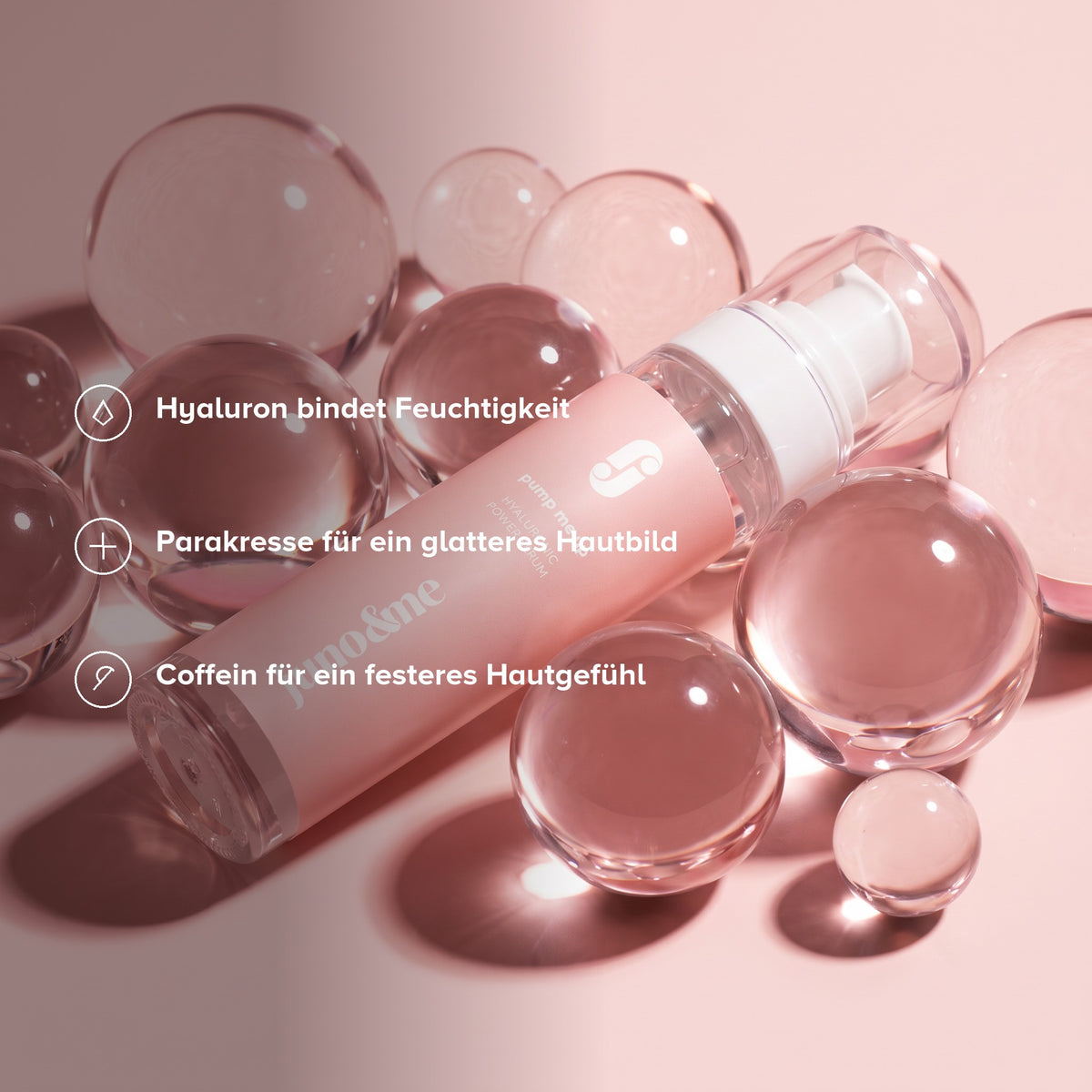 Ingredients: hyaluronic acid binds moisture, paracress for a smoother complexion, caffeine for a firmer skin feel