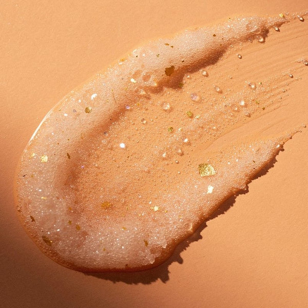 Exfoliating granules made of cellulose, biodegradable instead of microplastics